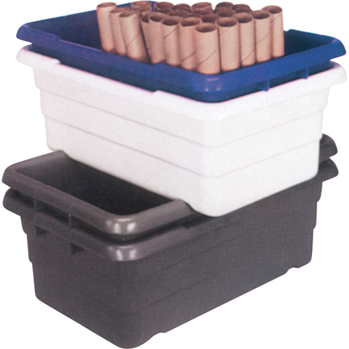Cross Stack Bins, 16" W x 25.125" D x 8.5" H, Grey Sidevic Inc.