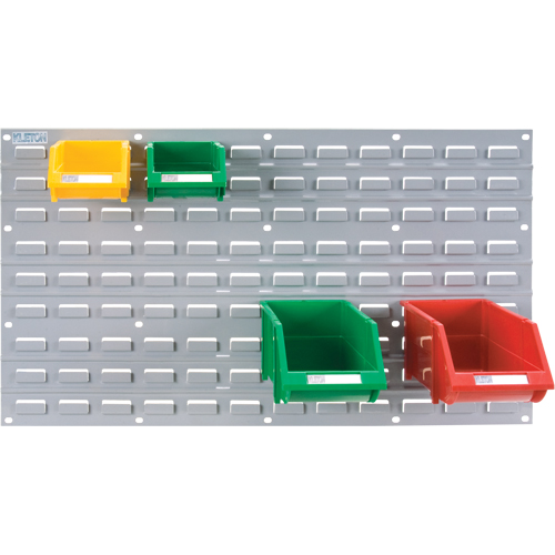 Panneau perfor&eacute; en m&eacute;tal pour bacs, 32 bacs, 36" la x 1/8" p x 19" h Sidevic Inc.