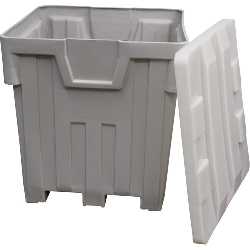 Bacs emboîtables, 44" la x 44" p x 46" h, Gris Sidevic Inc.