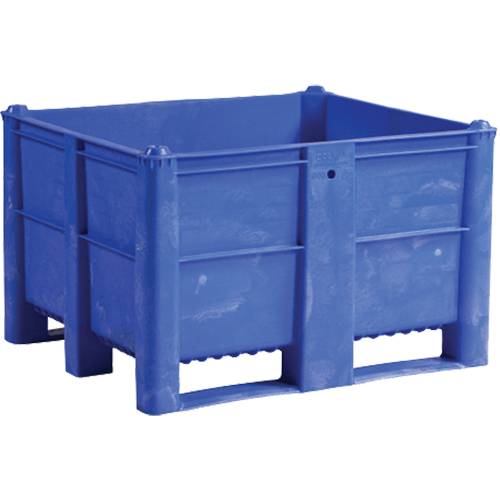 Conteneur pour palettes, 40"/47,25" p x 48"/39,4" la x 29"/29,1" h, Capacit&eacute; 1543 lb/2650 lb, Bleu Sidevic Inc.
