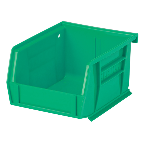 Bac empilable & &agrave; suspendre, 4-1/8" la, 3" h x 5-3/8" p, Vert Sidevic Inc.