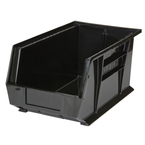 Bac empilable & &agrave; suspendre, 8-1/4" la, 7" h x 14-3/4" p, Noir Sidevic Inc.
