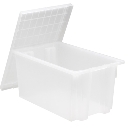 Contenant robuste Stack & Nest, 13" x 15,5" x 19,5", Transparent Sidevic Inc.