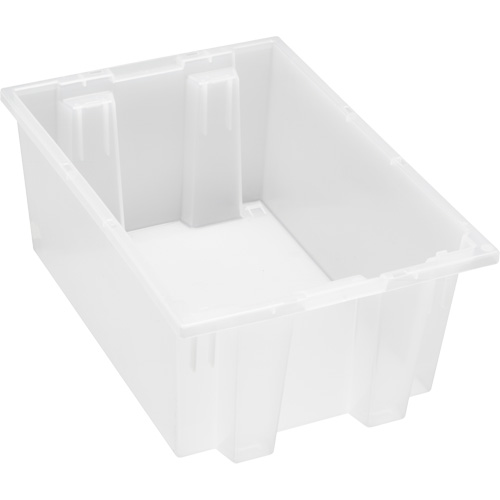 Contenant robuste Stack & Nest, 8" x 13,5" x 19,5", Transparent Sidevic Inc.