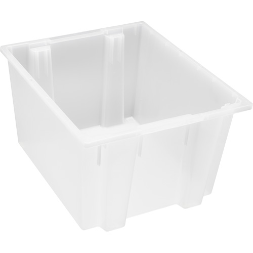 Contenant robuste Stack & Nest, 13" x 19,5" x 23,5", Transparent Sidevic Inc.