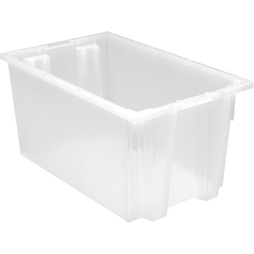 Contenant robuste Stack & Nest, 12" x 15,5" x 23,5", Transparent Sidevic Inc.