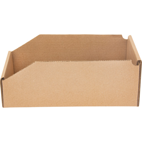 Boîtes profondes en carton ondul&eacute;, 5-3/4" la x 11-1/4" p x 4-1/2" h, Beige Sidevic Inc.