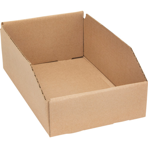 Boîtes profondes en carton ondul&eacute;, 7-5/8" la x 11-5/16" p x 4-1/2" h, Beige Sidevic Inc.