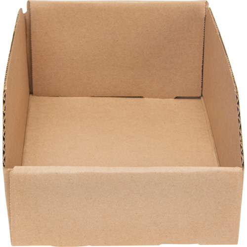 Boîtes profondes en carton ondul&eacute;, 7-5/8" la x 11-5/16" p x 4-1/2" h, Beige Sidevic Inc.