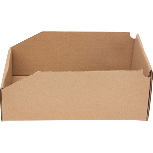 Boîtes profondes en carton ondul&eacute;, 7-5/8" la x 11-5/16" p x 4-1/2" h, Beige Sidevic Inc.