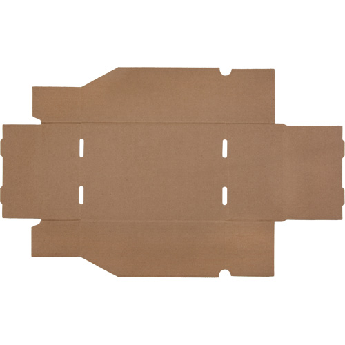 Boîtes profondes en carton ondul&eacute;, 7-5/8" la x 11-5/16" p x 4-1/2" h, Beige Sidevic Inc.