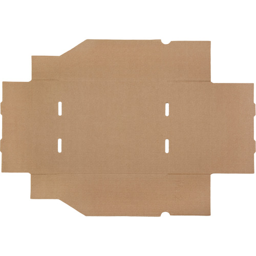 Boîtes profondes en carton ondul&eacute;, 9-3/4" la x 11-1/4" p x 4-1/2" h, Beige Sidevic Inc.