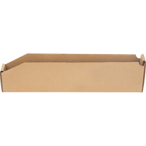 Deep Corrugated Parts Bins, 2-7/8" W x 17-1/4" D x 4-1/2" H, Beige Sidevic Inc.
