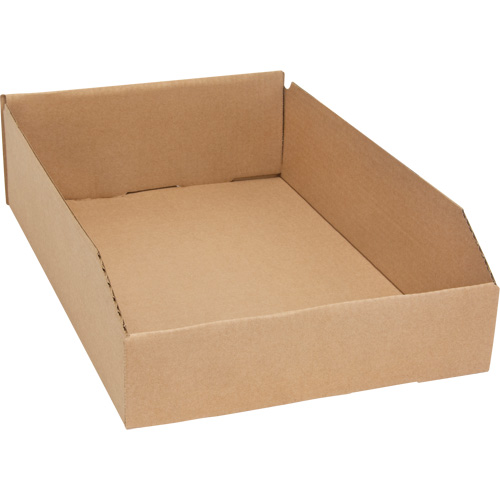 Deep Corrugated Parts Bins, 11-3/4" W x 17-1/4" D x 4-1/2" H, Beige Sidevic Inc.