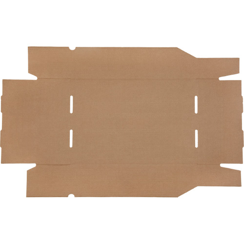 Deep Corrugated Parts Bins, 11-3/4" W x 17-1/4" D x 4-1/2" H, Beige Sidevic Inc.