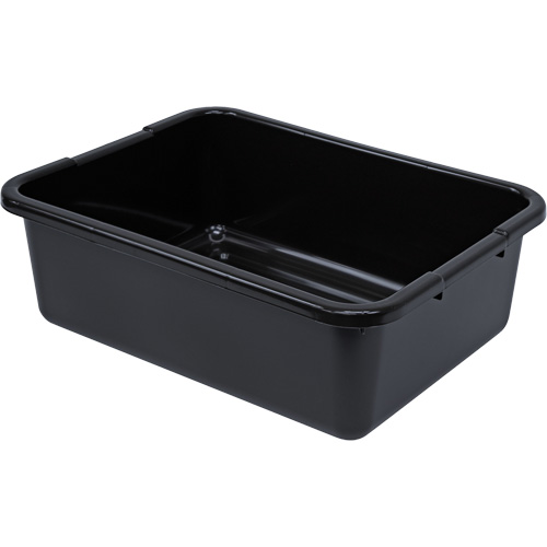 Bac d'entreposage tout usage &agrave; fond rainur&eacute;, 7" ha x 15" p x 21" lo, Plastique, Noir Sidevic Inc.