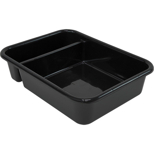 Bac d'entreposage tout usage &agrave; compartiment, 7" ha x 15" p x 20" lo, Plastique, Noir Sidevic Inc.