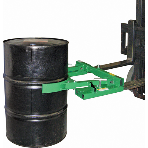 Manipulateur de baril m&eacute;canique Auto-Grip actionn&eacute; par gravit&eacute;, Pour 30 - 85 gal. US (25 - 70 gal. imp.) Sidevic Inc.