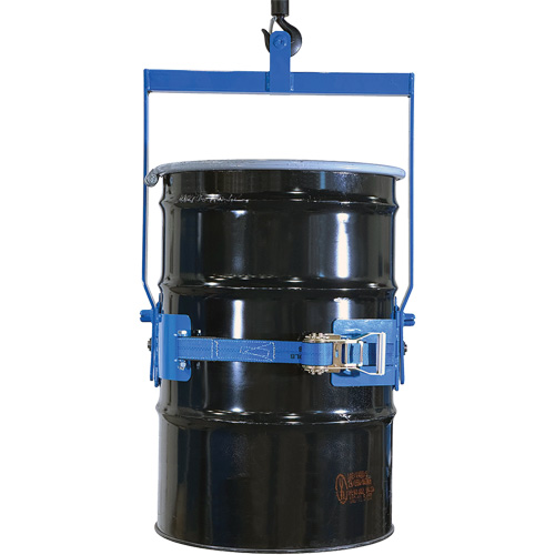 Ensemble de l&egrave;ve-baril manuel inclinable, Baril de 55 gal. US (45 gal. imp.), Capacit&eacute; 800 lb/363 kg Sidevic Inc.