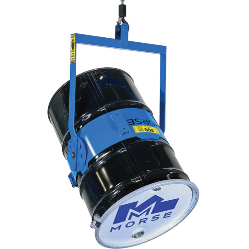 Ensemble de l&egrave;ve-baril manuel inclinable, Baril de 55 gal. US (45 gal. imp.), Capacit&eacute; 800 lb/363 kg Sidevic Inc.