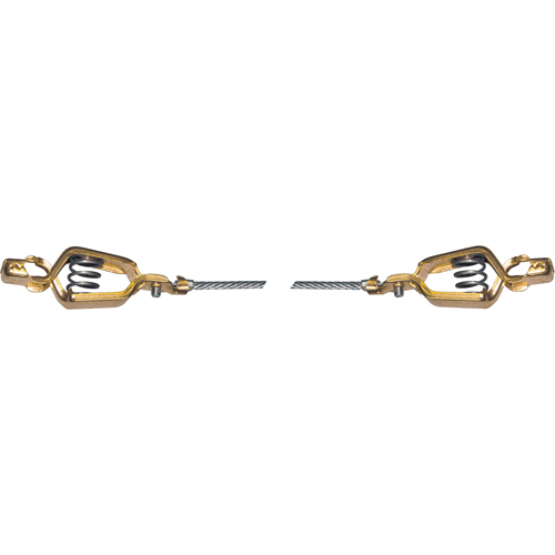 Light-Duty Bonding & Grounding Wire Assemblies - Two Alligator Clips Sidevic Inc.