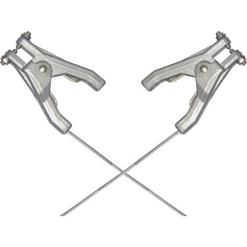Heavy-Duty Bonding & Grounding Wire Assemblies - Two Hand Clamp Connectors Sidevic Inc.