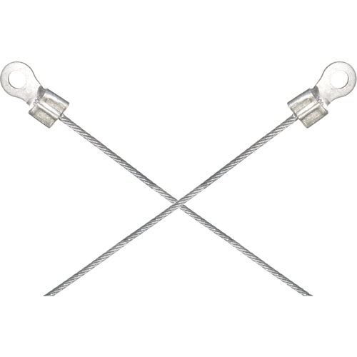 Light-Duty Bonding & Grounding Wire Assemblies - Two 1/4" Terminal Connectors Sidevic Inc.