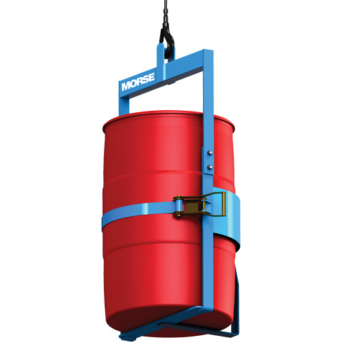Appareil de levage pour baril avec crochet sur le dessous, Cap. 1000 lb/454 kg Sidevic Inc.