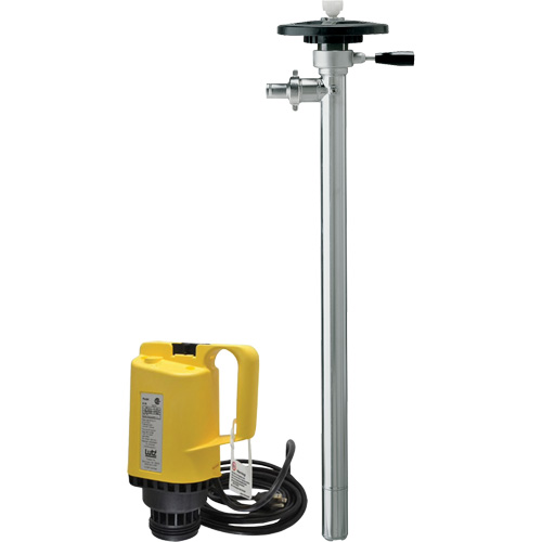 Pompes &agrave; tambour &eacute;lectriques, Acier inoxydable, 51 gal./min Sidevic Inc.
