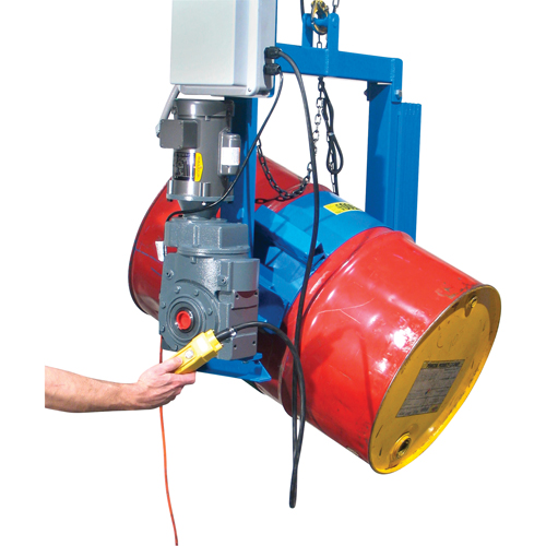 BASCULE BARIL POUDRE 1 PHASE/115V CAP 1500LB, Baril de 55 gal. US (45 gal. imp.), Capacit&eacute; 1500 lb/680 kg Sidevic Inc.