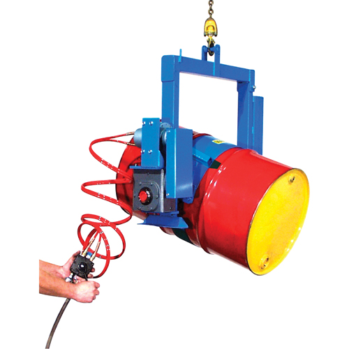 BASCULE BARIL POUDRE MOTEUR AIR, Baril de 55 gal. US (45 gal. imp.), Capacit&eacute; 1500 lb/680 kg Sidevic Inc.