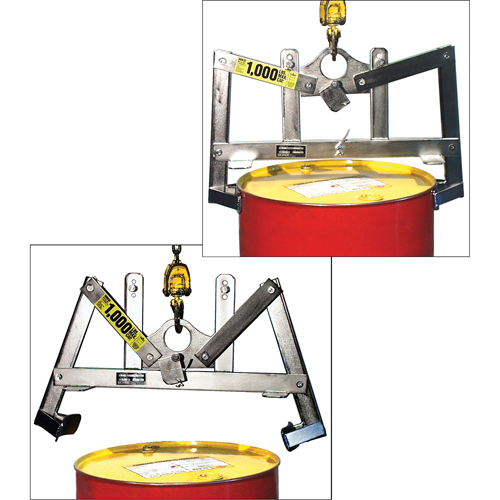 Leveurs de baril verticaux automatiques, 55 gal. US (45 gal. imp.), Cap. 1000 lb/454 kg Sidevic Inc.