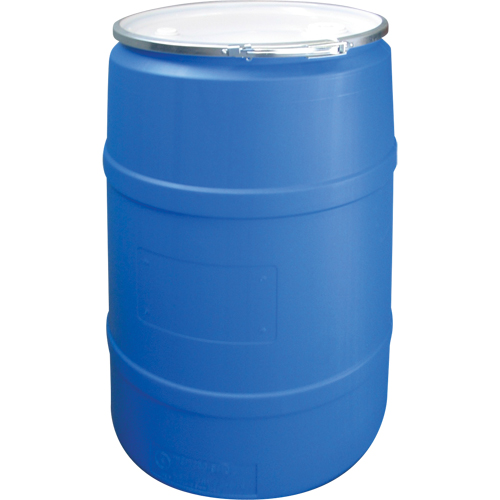 Polyethylene Drums, 55 US gal (45 imp. gal.), Open Top, Blue Sidevic Inc.