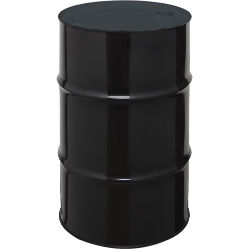 Barils en acier, 55 gal. US (45 gal. imp.), Non doubl&eacute;, Noir, Dessus ferm&eacute;, 1A1/X1.8/300, Calibre 20 Sidevic Inc.