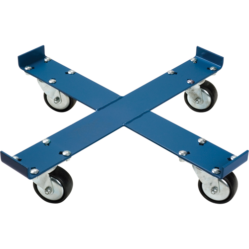 Chariot pour baril, Acier, Capacit&eacute;e 1000 lb, Diam&egrave;tre 24", Roue en Polyur&eacute;thane Sidevic Inc.