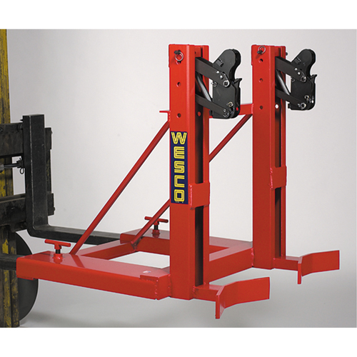 Gator Grip Forklift Attachment for Drum Handling, For 30 US Gal. (25 Imperial Gal.) / 50 US Gal. (41.6 Imperial Gal.) / 80 US Gal. (66.6 Imperial Gal.) Sidevic Inc.