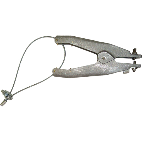 Static Grounding Clamp (GAT Series), Cast Aluminum Body Material, Stainless Steel Cup Point Material, 1 Isolated Point Configuration, 1-1/4" Max. Opening Sidevic Inc.
