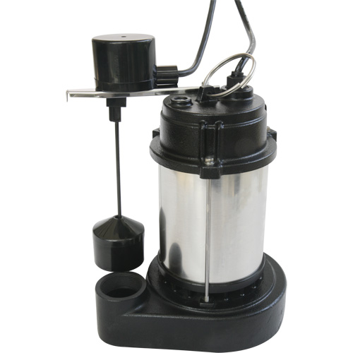Pompe &agrave; boîtier en acier inoxydable et base en fonte, 1/3 CV, D&eacute;bit 3630 gal./h Sidevic Inc.