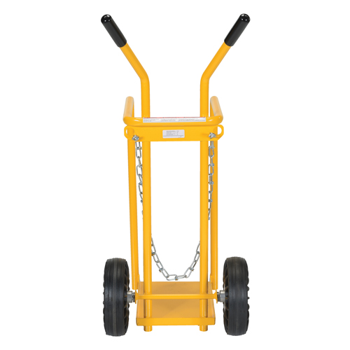 Chariot pour bouteille de gaz, Roues Caoutchouc moul&eacute;, Base de 9-13/16" la x 16" lo, 150 lb Sidevic Inc.