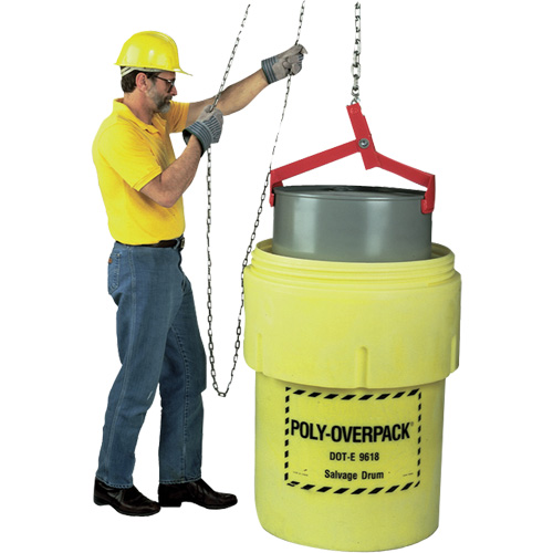 L&egrave;ve-baril, Baril de 85 gal. US (70 gal. imp.), Capacit&eacute; 1000 lb/454 kg Sidevic Inc.