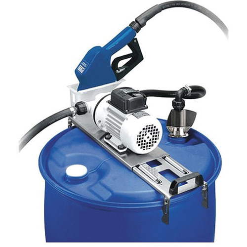 Ensemble de pompe pour baril Piusi Suzzarablue, Acier inoxydable, 9 gal./min Sidevic Inc.