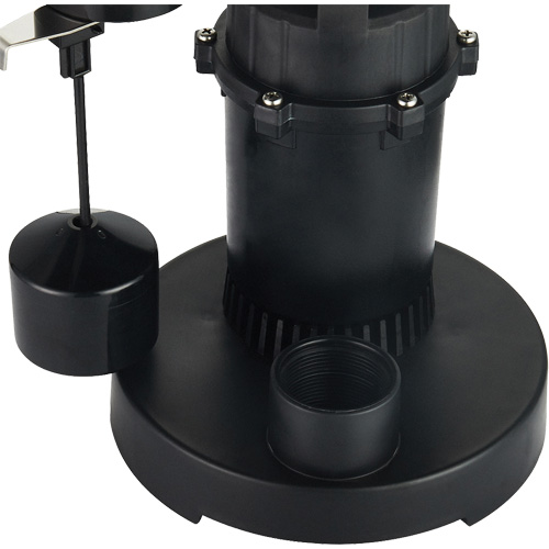 Thermoplastic Submersible Sump Pump, 2560 GPH, 115 V, 4.6 A, 1/3 HP Sidevic Inc.