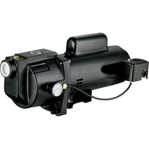 Pompe &agrave; jet en fonte &agrave; double tension pour puit peu profond, 115 V/230 V, 1260 gal./h, 1 CV Sidevic Inc.
