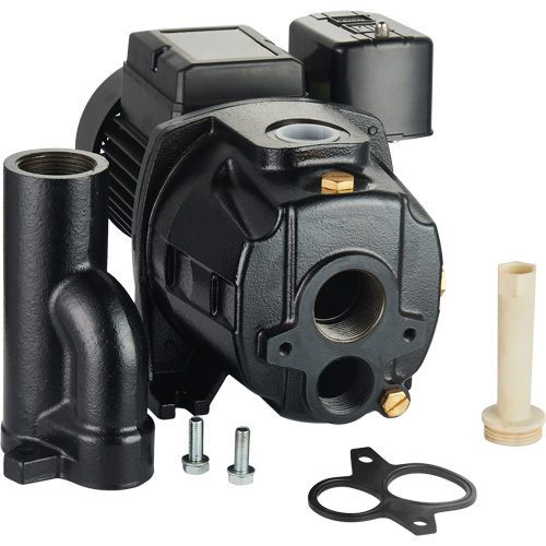 Pompe &agrave; jet en fonte &agrave; double tension transformable, 115 V/230 V, 1100 gal./h, 1/2 CV Sidevic Inc.