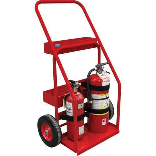 Chariot de prevention d'incendie pour travaux &agrave; chaud, Roues Semi-pneumatique, Base de 17,75" la x 8,9" lo, 100 lb Sidevic Inc.