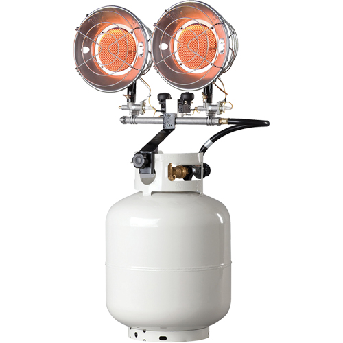 Double Tank-Top Heater, Radiant Heat, Propane, 30000 BTU/H Sidevic Inc.