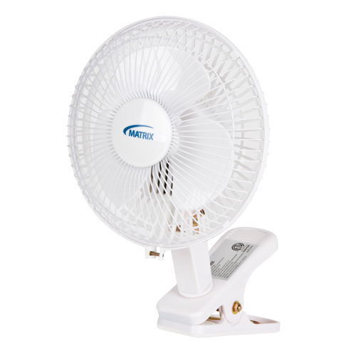 Clip-On & Desk Fan, 6" Diameter, 2 Speeds Sidevic Inc.