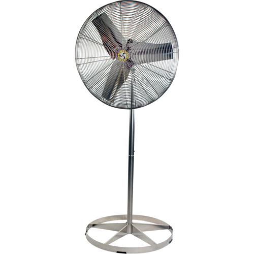 Stainless Steel Food Service Washdown Air Circulating Fans, Industrial, 1 Speed, 30" Diameter Sidevic Inc.