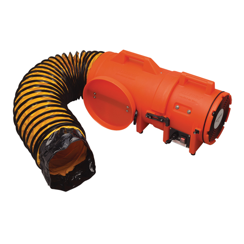ALLEGRO INDUSTRIES 8" Plastic COM-PAX-IAL Blowers, 1/3 HP, 831 CFM Sidevic Inc.