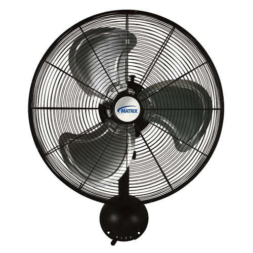 High-Velocity Oscillating Wall Fan, Industrial, 3 Speed, 20" Diameter Sidevic Inc.